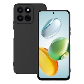   Honor 200 Smart 5G szilikon tok, hátlaptok, telefon tok, matt, fekete