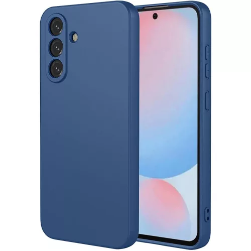 Samsung Galaxy A36 5G szilikon tok, hátlaptok, telefon tok, matt, sötétkék