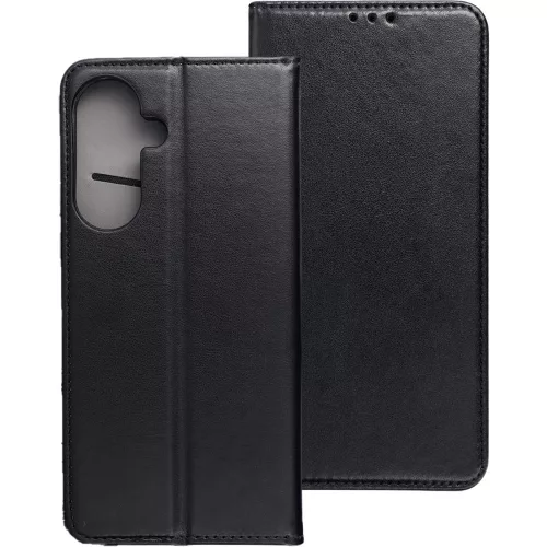 Samsung Galaxy A36 5G / A56 5G könyvtok, fliptok, telefon tok, mágneszáras, bankkártyatartós, fekete, Smart Magnetic
