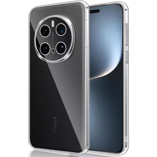 Honor Magic7 Pro 5G szilikon tok, hátlaptok, telefon tok, vastag, átlátszó, kamera védelemmel, 2mm