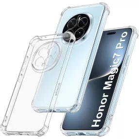   Honor Magic7 Pro 5G szilikon tok, hátlaptok, telefon tok, erősített sarkokkal, átlátszó, Anti Shock, 1.5mm