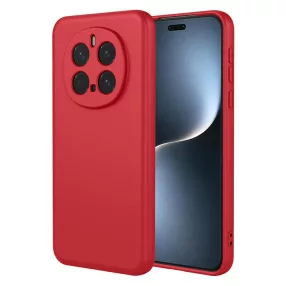   Honor Magic7 Pro 5G szilikon tok, hátlaptok, telefon tok, velúr belsővel, matt, piros, Silicon