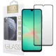 Samsung Galaxy A26 5G üvegfólia, tempered glass, előlapi, 10D, edzett, hajlított, fekete kerettel