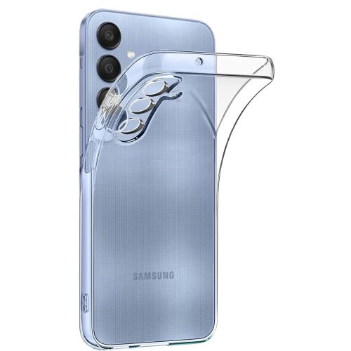 Samsung Galaxy A26 5G szilikon tok, hátlaptok, telefon tok, vastag, kamera védelemmel, átlátszó, 2mm