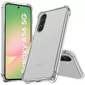   Samsung Galaxy A56 5G szilikon tok, hátlaptok, telefon tok, erősített sarkokkal, átlátszó, Anti Shock, 1.5mm