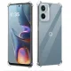 Motorola Moto G05 / E15 szilikon tok, hátlaptok, telefon tok, erősített sarkokkal, átlátszó, Anti Shock, 1.5mm
