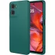 Motorola Moto E15 / G05 szilikon tok, hátlaptok, telefon tok, matt, zöld