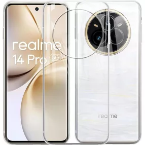   Realme 14 Pro 5G szilikon tok, hátlaptok, telefon tok, vékony, átlátszó, 1mm