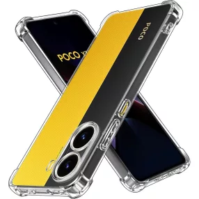   Xiaomi Poco X7 Pro 5G szilikon tok, hátlaptok, telefon tok, erősített sarkokkal, átlátszó, Anti Shock, 1.5mm