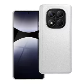   Xiaomi Redmi Note 14 Pro Plus 5G szilikon tok, hátlaptok, telefon tok, csillámos, ezüst, Glitter