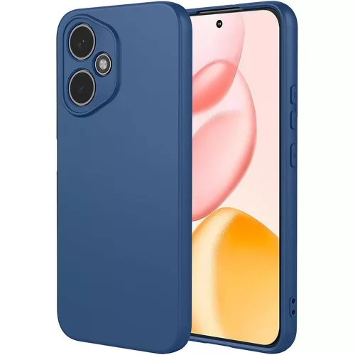 Honor 400 5G szilikon tok, hátlaptok, telefon tok, matt, sötétkék