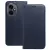 Honor 400 5G könyvtok, fliptok, telefon tok, mágneszáras, bankkártyatartós, sötétkék, Smart Magnetic
