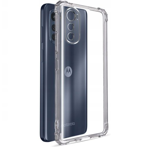 Motorola Moto E32 / E32s szilikon tok, hátlaptok, telefon tok, erősített sarkokkal, átlátszó, Anti Shock, 1,5mm