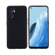 Oppo Reno7 5G / Find X5 Lite szilikon tok, hátlaptok, telefon tok, matt, fekete