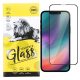 iPhone 13 / 13 Pro / 14 üvegfólia, tempered glass, előlapi, 9D, edzett, hajlított, fekete kerettel