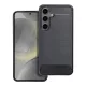 Samsung Galaxy S24 Plus 5G (S24+ 5G) szilikon tok, hátlaptok, telefon tok, karbon mintás, fekete, Simple Carbon