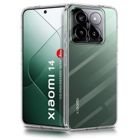   Xiaomi 14 5G szilikon tok, hátlaptok, telefon tok, kamera védelemmel, átlátszó, 2mm