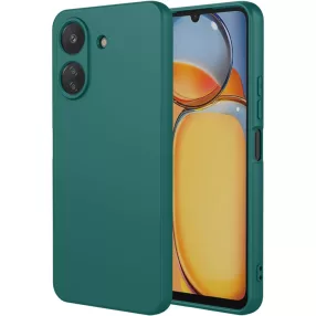   Xiaomi Redmi 13C / Poco C65 szilikon tok, hátlaptok, telefon tok, matt, zöld