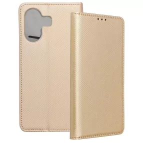   Xiaomi Redmi 13C / Poco C65 könyvtok, fliptok, telefon tok, mágneszáras, bankkártyatartós, arany