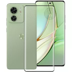   Motorola Edge 40 5G üvegfólia, tempered glass, előlapi, 5D, edzett, hajlított, fekete kerettel