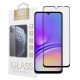 Samsung Galaxy A05s üvegfólia, tempered glass, előlapi, 10D, edzett, hajlított, fekete kerettel