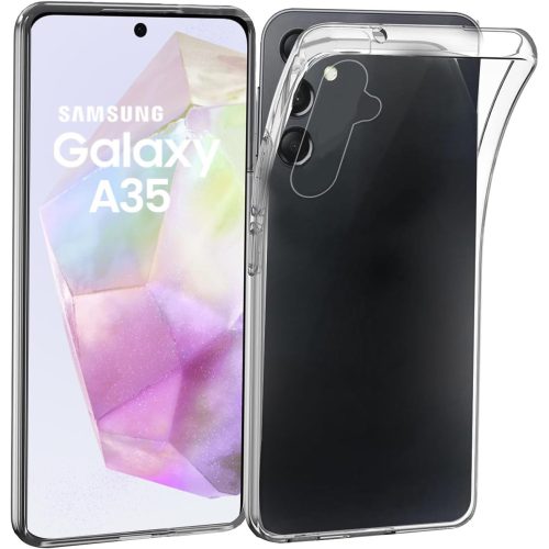 Samsung Galaxy A35 5G szilikon tok, hátlaptok, telefon tok, vékony, átlátszó, 1mm