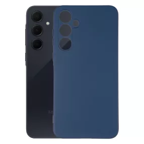   Samsung Galaxy A35 5G szilikon tok, hátlaptok, telefon tok, matt, sötétkék