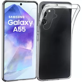   Samsung Galaxy A55 5G szilikon tok, hátlaptok, telefon tok, vékony, átlátszó, 1mm