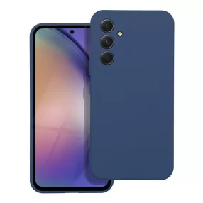   Samsung Galaxy A55 5G szilikon tok, hátlaptok, telefon tok, matt, sötétkék