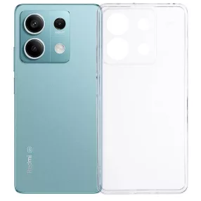   Xiaomi Redmi Note 13 5G szilikon tok, hátlaptok, telefon tok, kamera védelemmel, átlátszó, 2mm, Clear