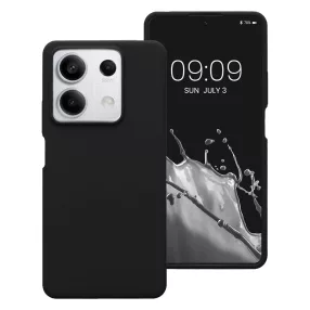   Xiaomi Redmi Note 13 5G szilikon tok, hátlaptok, telefon tok, matt, fekete