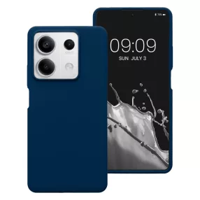   Xiaomi Redmi Note 13 5G szilikon tok, hátlaptok, telefon tok, matt, sötétkék