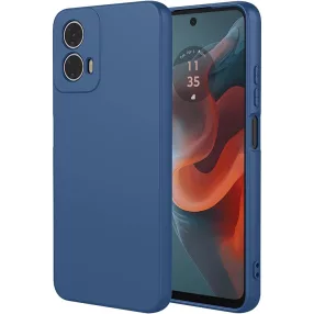   Motorola Moto G34 5G szilikon tok, hátlaptok, telefon tok, matt, sötétkék