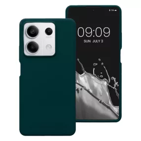   Xiaomi Redmi Note 13 5G szilikon tok, hátlaptok, telefon tok, matt, zöld
