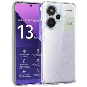   Xiaomi Redmi Note 13 Pro Plus 5G szilikon tok, hátlaptok, telefon tok, vékony, átlátszó, 1mm