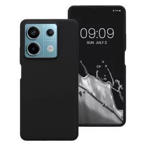   Xiaomi Redmi Note 13 Pro 5G / Poco X6 5G szilikon tok, hátlaptok, telefon tok, matt, fekete