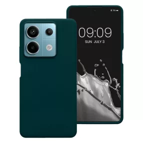   Xiaomi Redmi Note 13 Pro 5G / Poco X6 5G szilikon tok, hátlaptok, telefon tok, matt, zöld