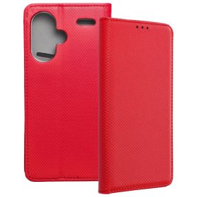   Xiaomi Redmi Note 13 Pro Plus 5G könyvtok, fliptok, telefon tok, mágneszáras, bankkártyatartós, piros