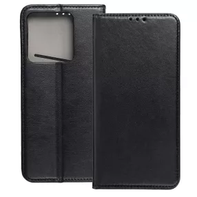   Xiaomi Redmi Note 13 Pro 5G / Poco X6 5G könyvtok, fliptok, telefon tok, mágneszáras, bankkártyatartós, fekete, Smart Magnetic