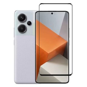  Xiaomi Redmi Note 13 Pro Plus 5G üvegfólia, tempered glass, előlapi, 5D, edzett, hajlított, fekete kerettel
