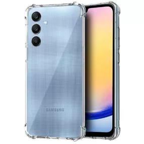   Samsung Galaxy A25 5G szilikon tok, hátlaptok, telefon tok, erősített sarkokkal, átlátszó, Anti Shock, 1.5mm
