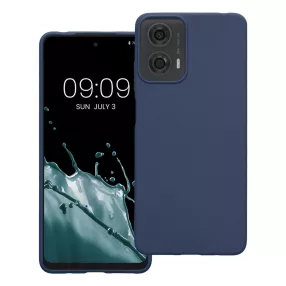   Motorola Moto G24 / G04 / E14 szilikon tok, hátlaptok, telefon tok, matt, sötétkék
