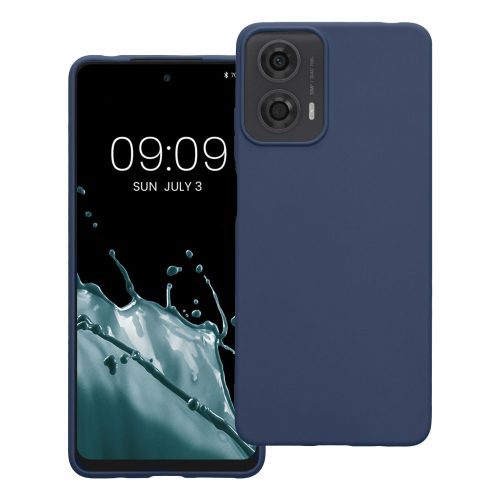 Motorola Moto G24 / G04 / E14 szilikon tok, hátlaptok, telefon tok, matt, sötétkék