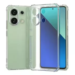   Xiaomi Redmi Note 13 4G szilikon tok, hátlaptok, telefon tok, erősített sarkokkal, átlátszó, Anti Shock, 1.5mm