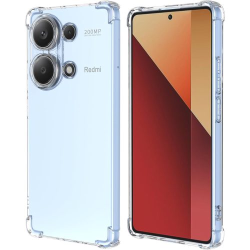 Xiaomi Redmi Note 13 Pro 4G / Poco M6 Pro 4G szilikon tok, hátlaptok, telefon tok, erősített sarkokkal, átlátszó, Anti Shock, 1.5mm