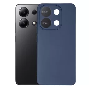   Xiaomi Redmi Note 13 4G szilikon tok, hátlaptok, telefon tok, matt, sötétkék
