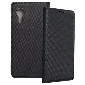   Samsung Galaxy Xcover7 5G könyvtok, fliptok, telefon tok, mágneszáras, bankkártyatartós, fekete