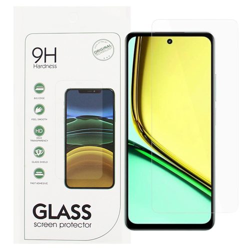Realme C67 4G üvegfólia, tempered glass, előlapi, edzett, 9H, 0.3mm