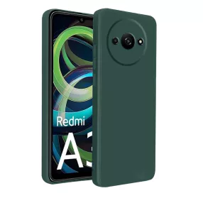   Xiaomi Redmi A3 4G szilikon tok, hátlaptok, telefon tok, matt, zöld