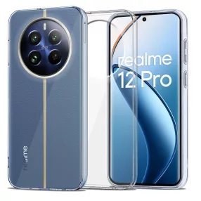   Realme 12 Pro 5G / Realme 12 Pro Plus 5G szilikon tok, hátlaptok, telefon tok, vékony, átlátszó, 1mm